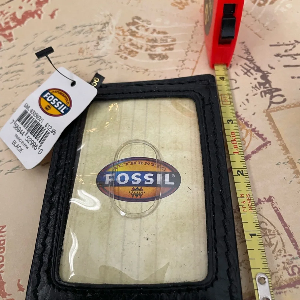 Fossil Black Card Holder